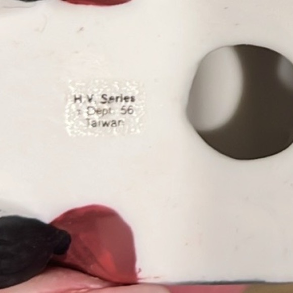 Dept 56 dark red porcelain fire truck hv series 1991 - Picture 8 of 9